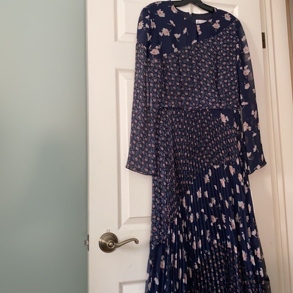 MIKAEL AGHAL Paneled floral-print chiffon and georgette gown - Picture 6 of 6